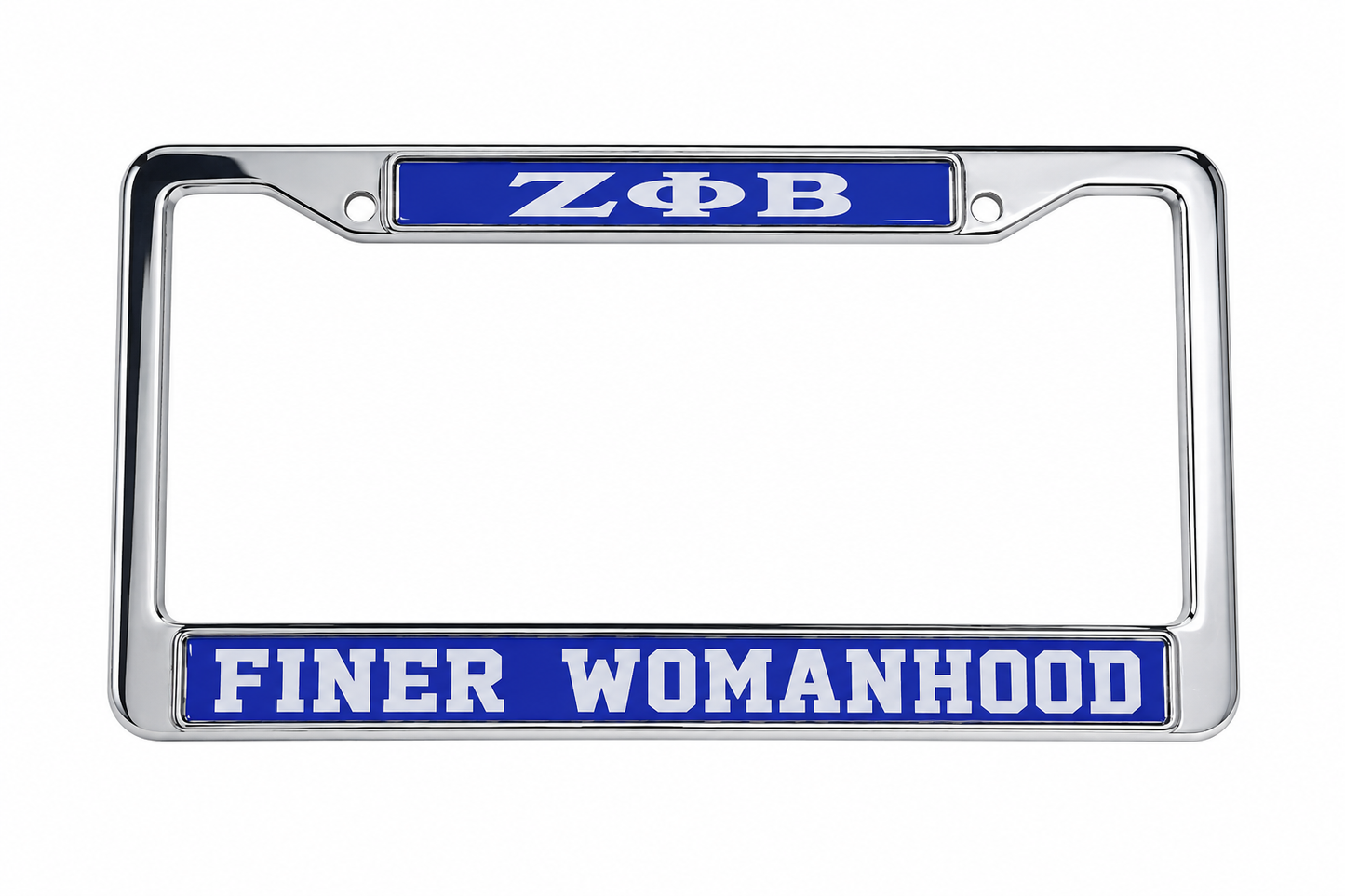 Finer Womanhood License Plate Frame