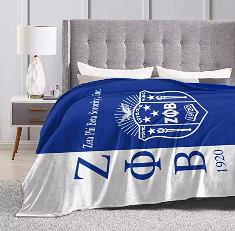 Zeta Phi Beta Throw Blanket - ZΦB