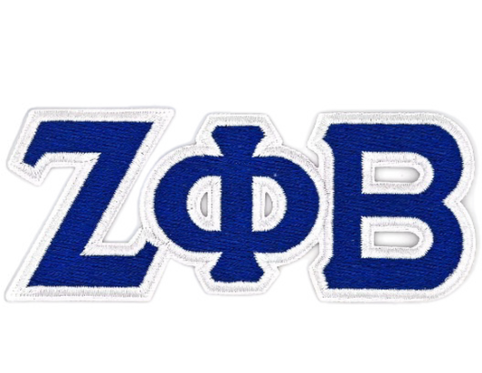 ZΦB Embroidered Patch