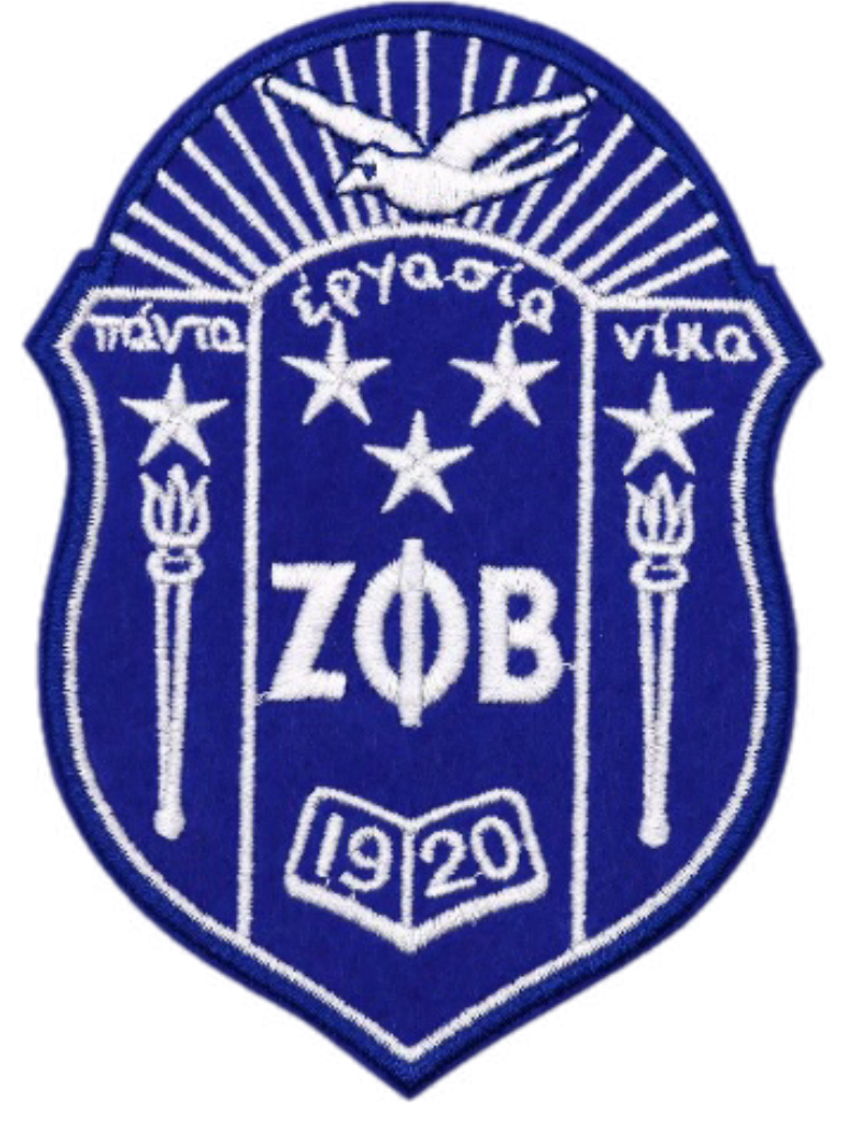 Zeta Phi Beta Shield Patch