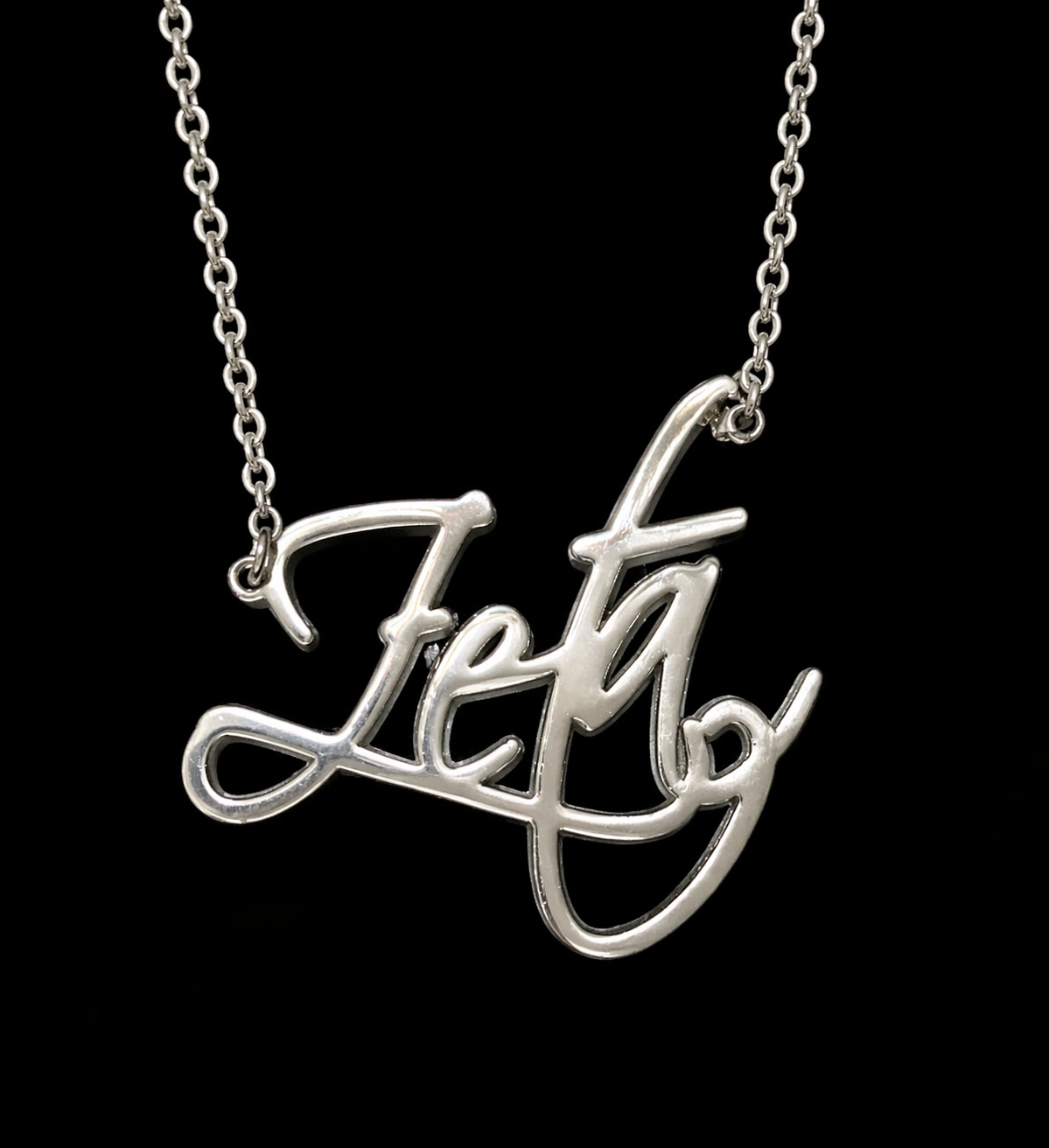 Scripted in Finer Necklace