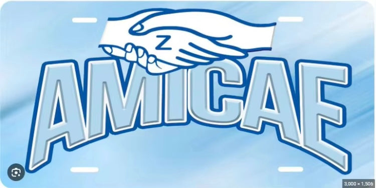 Amicae License Plate