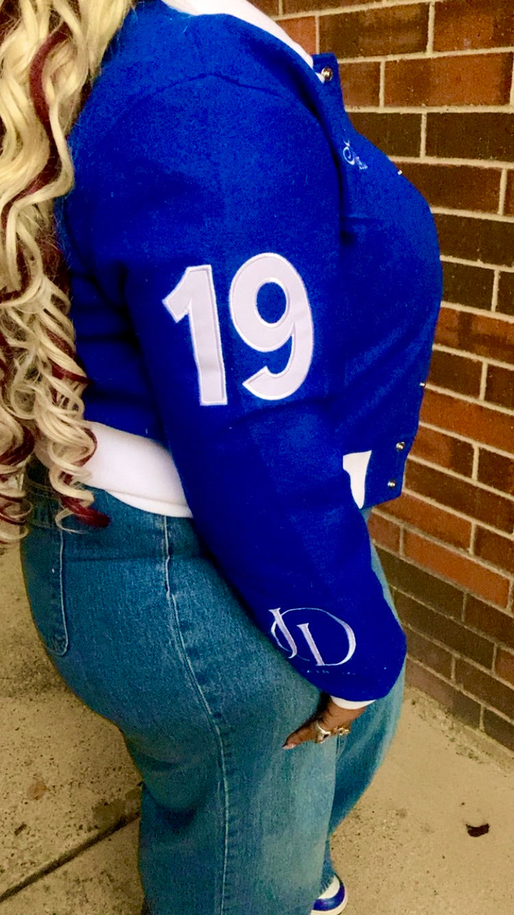 PHIne Legacy - Royal Blue Wool Crop Jacket