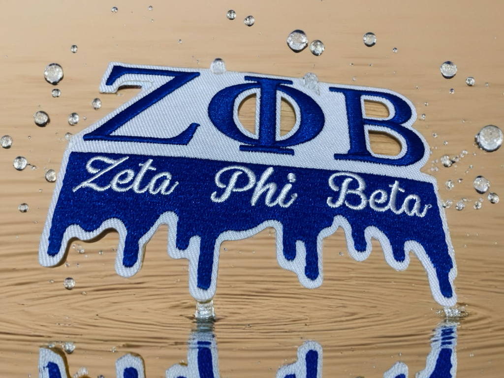 💙 ZΦB Drip Logo Patch