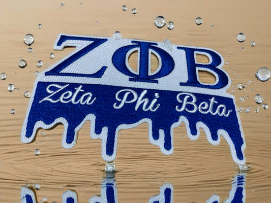 💙 ZΦB Drip Logo Patch