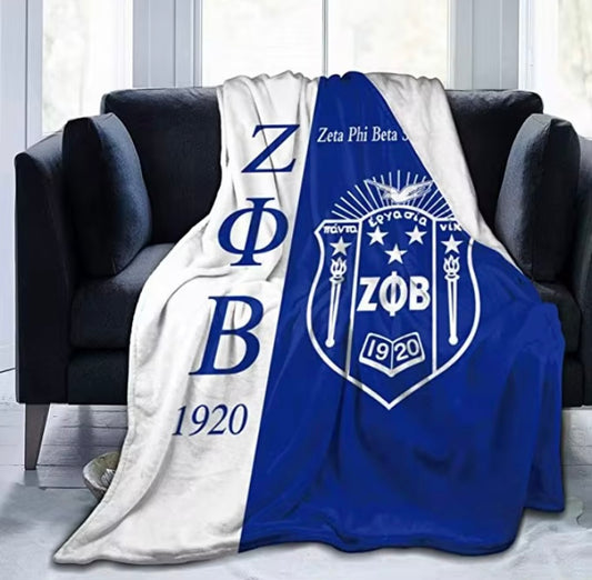 Zeta Phi Beta Throw Blanket - ZΦB