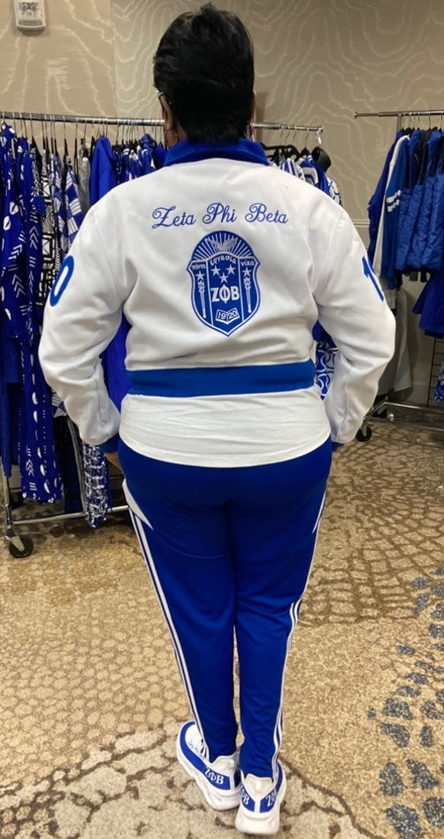 PHIrst Class - White Wool Crop Jacket