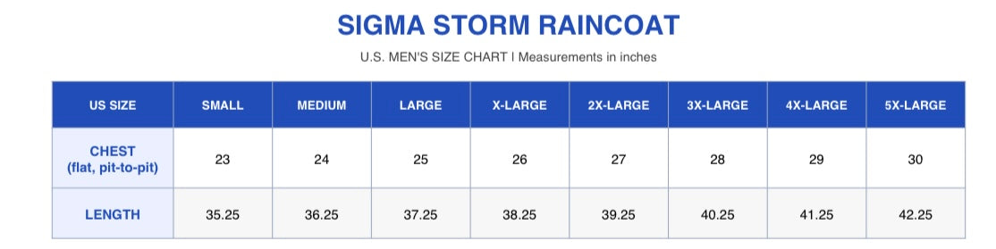 Sigma Storm Raincoat