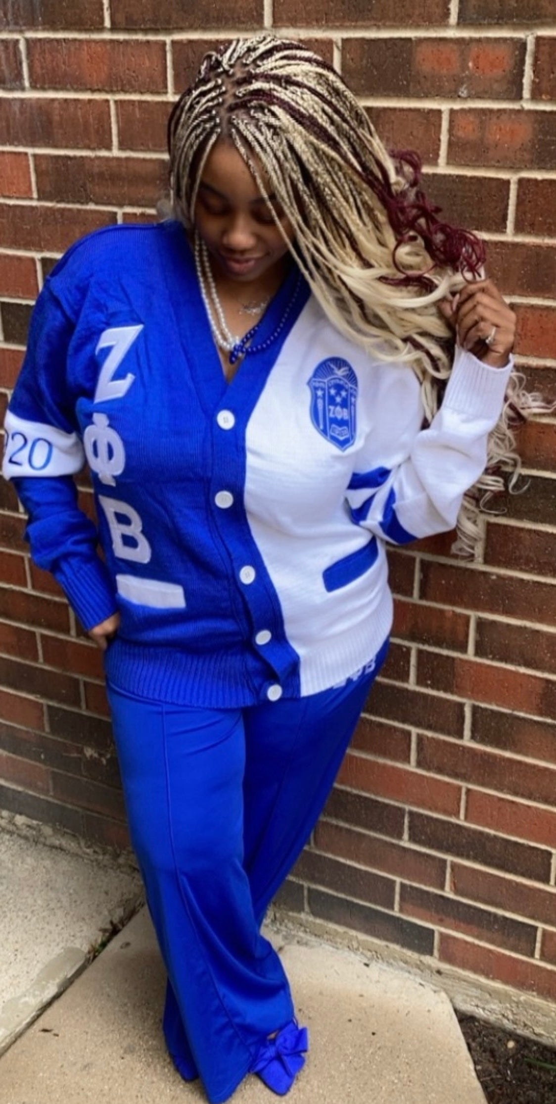 Royal Duality Cardigan