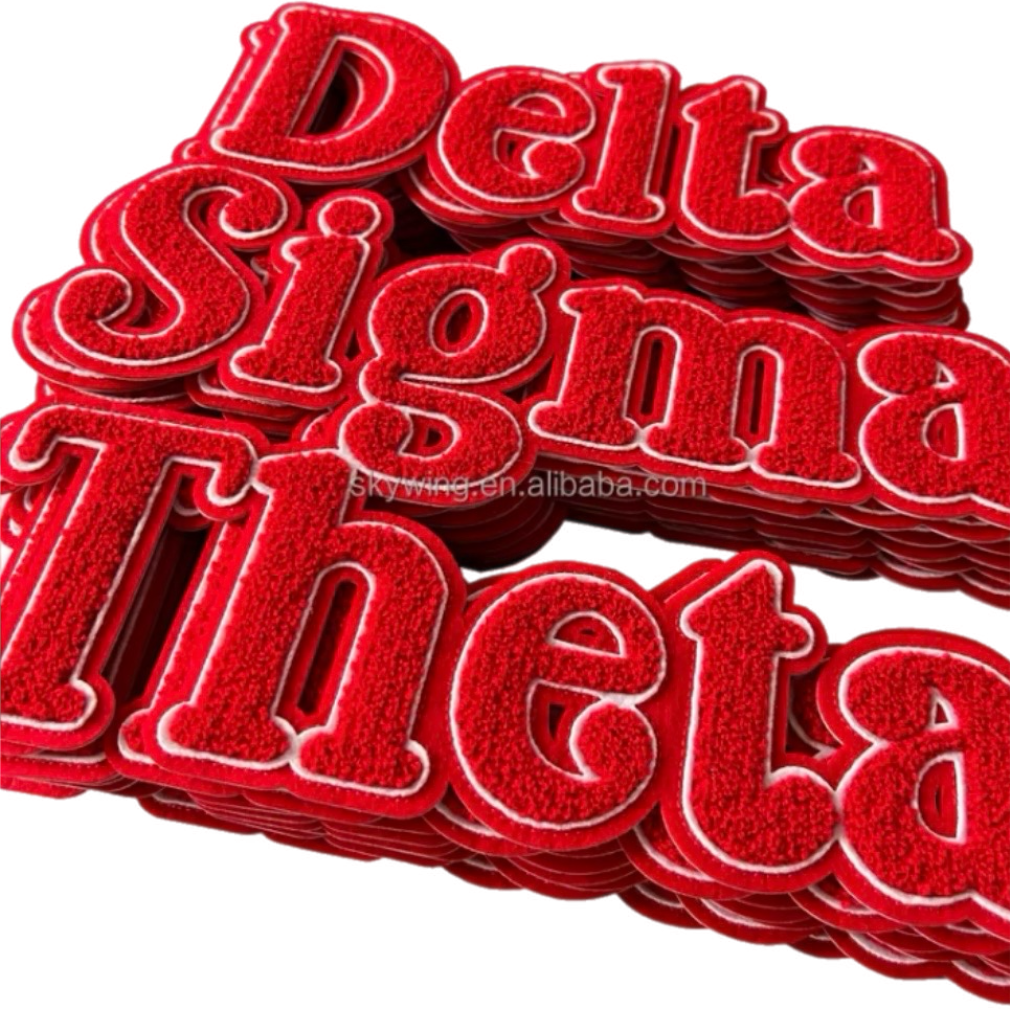 Delta Sigma Theta Chenille Patch