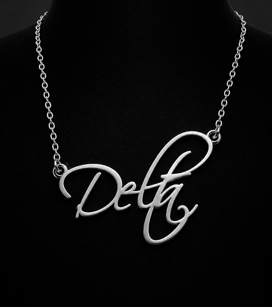 Devastating in Script Necklace ❤️