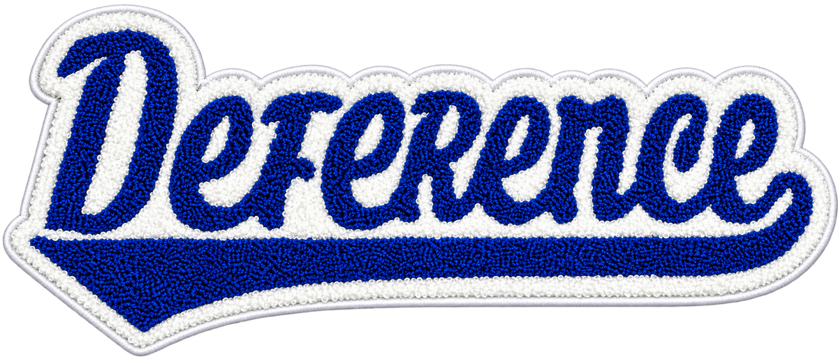 Deference Chenille Statement Patch | Phi Beta Sigma
