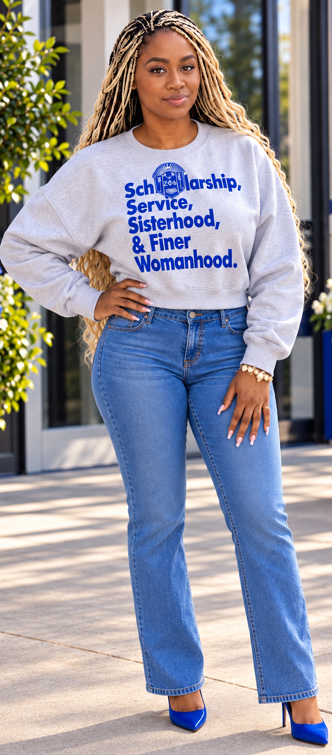 Finer Foundation Crop Sweatshirt
