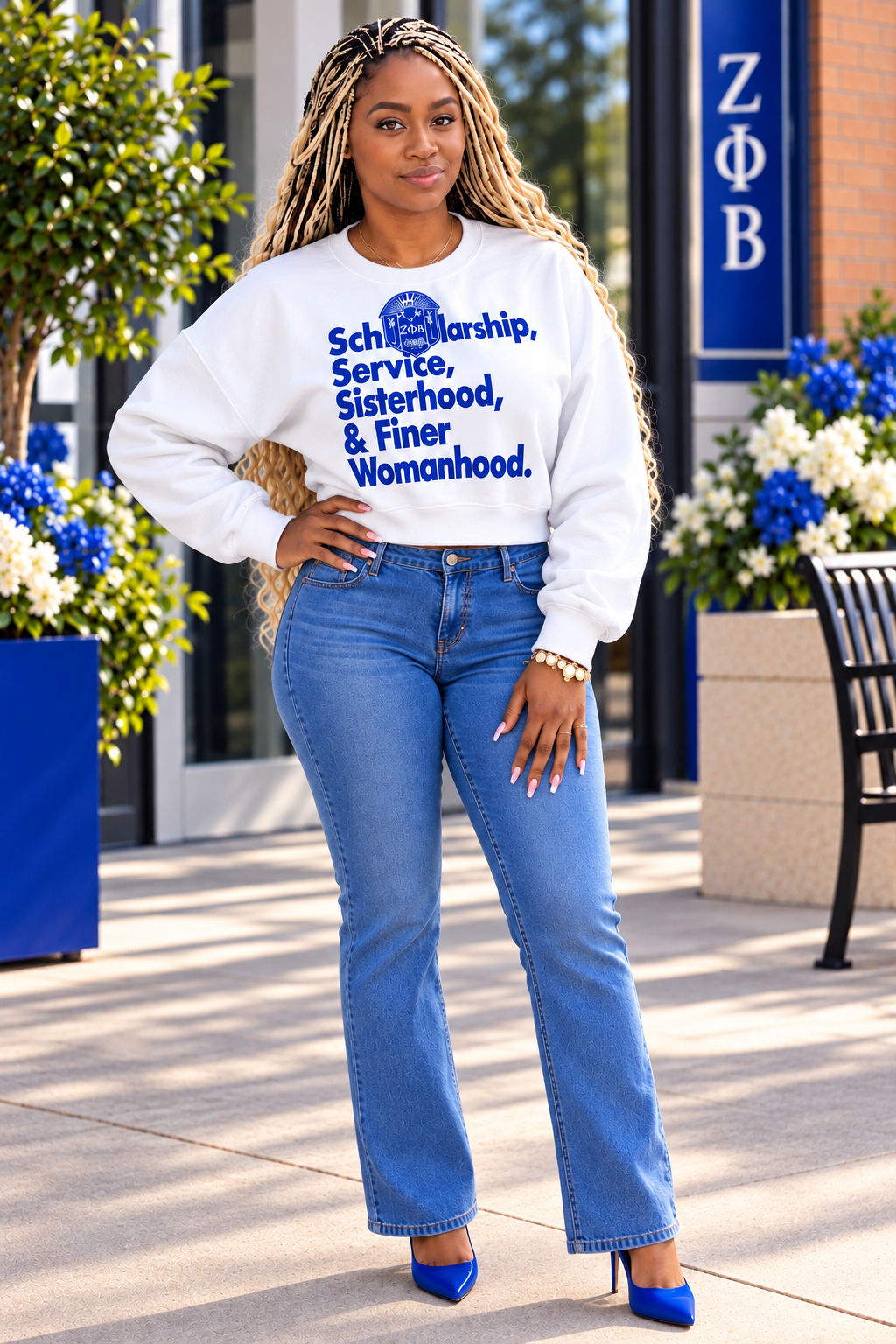 Finer Foundation Crop Sweatshirt