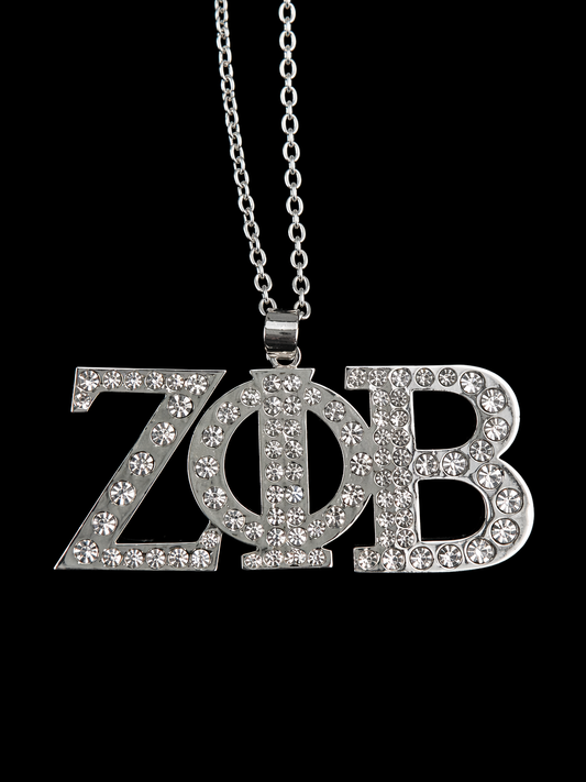 Crowned in Crystals ΖΦΒ Necklace
